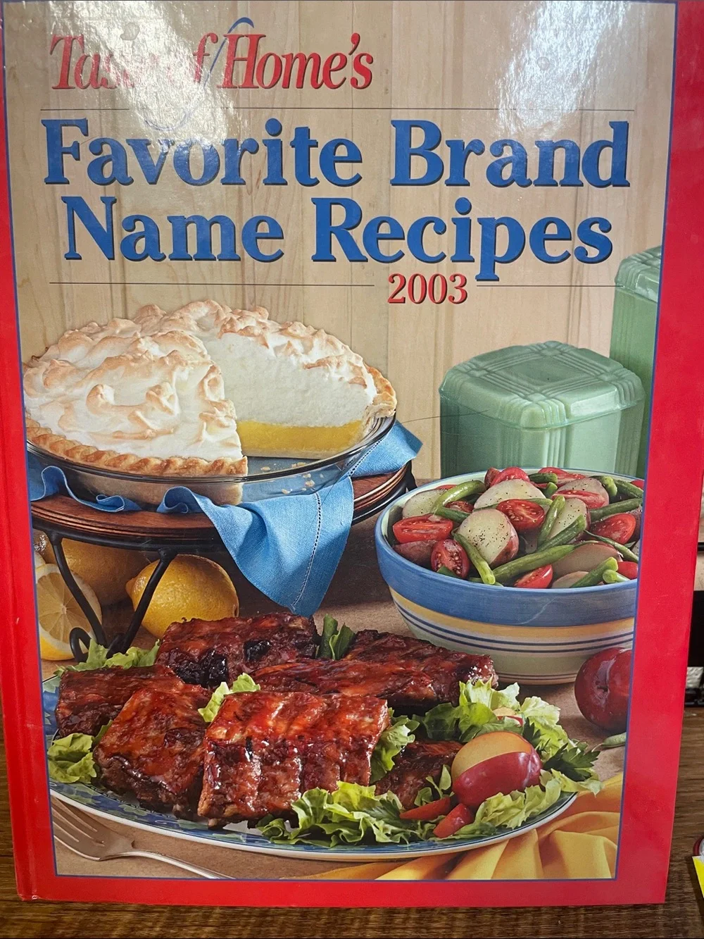 Taste of Home Red Cover Favorite Brand Name Recipes 2003